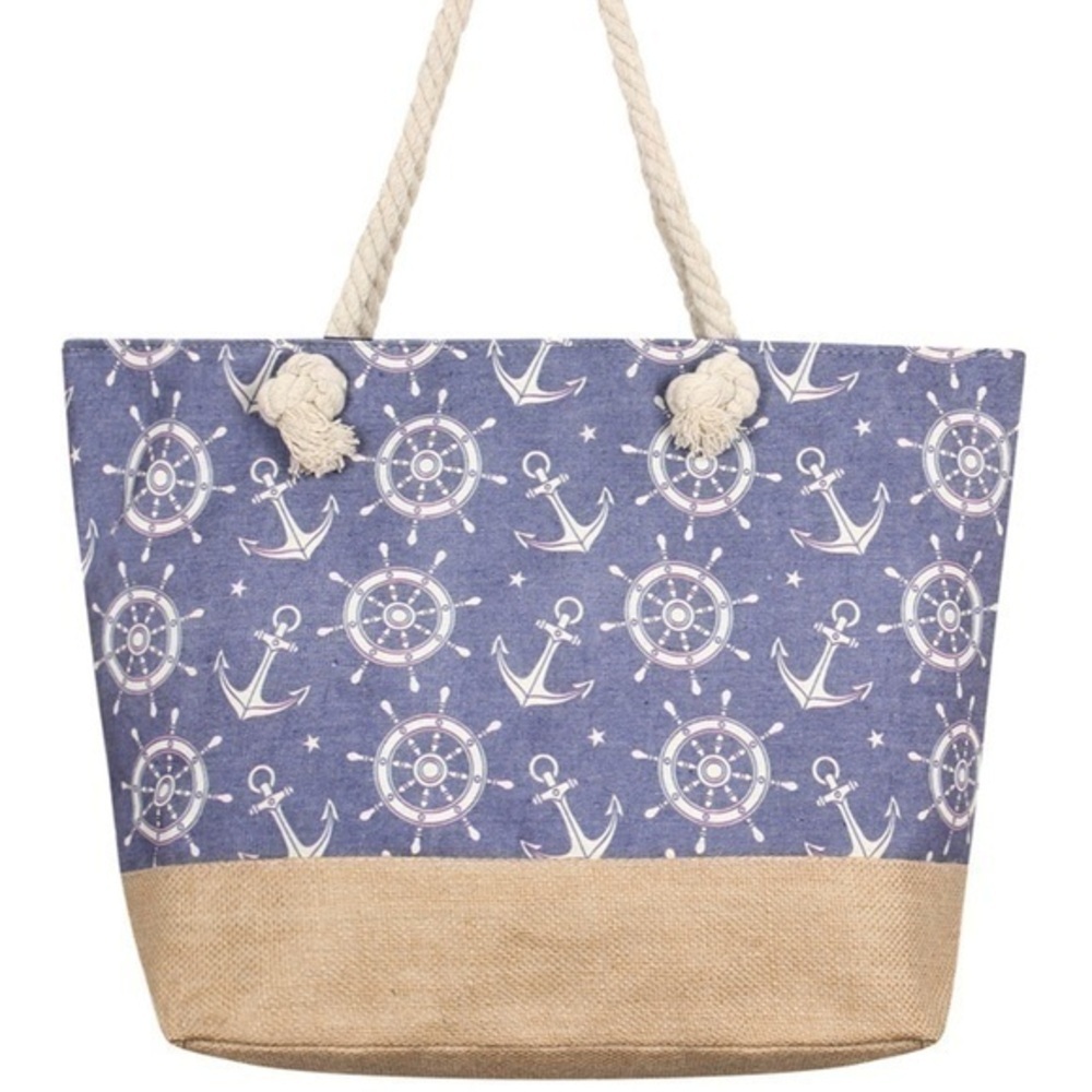 🆕Large nautical tote